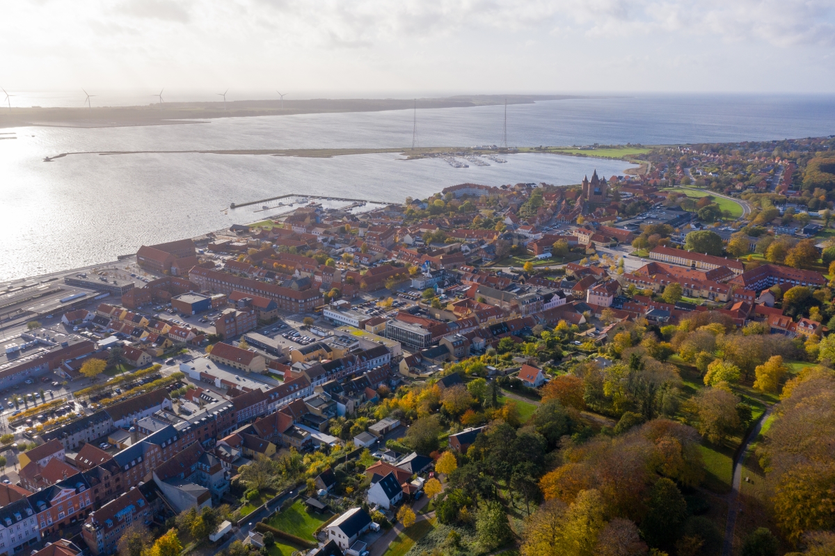 Udsigt over Kalundborg